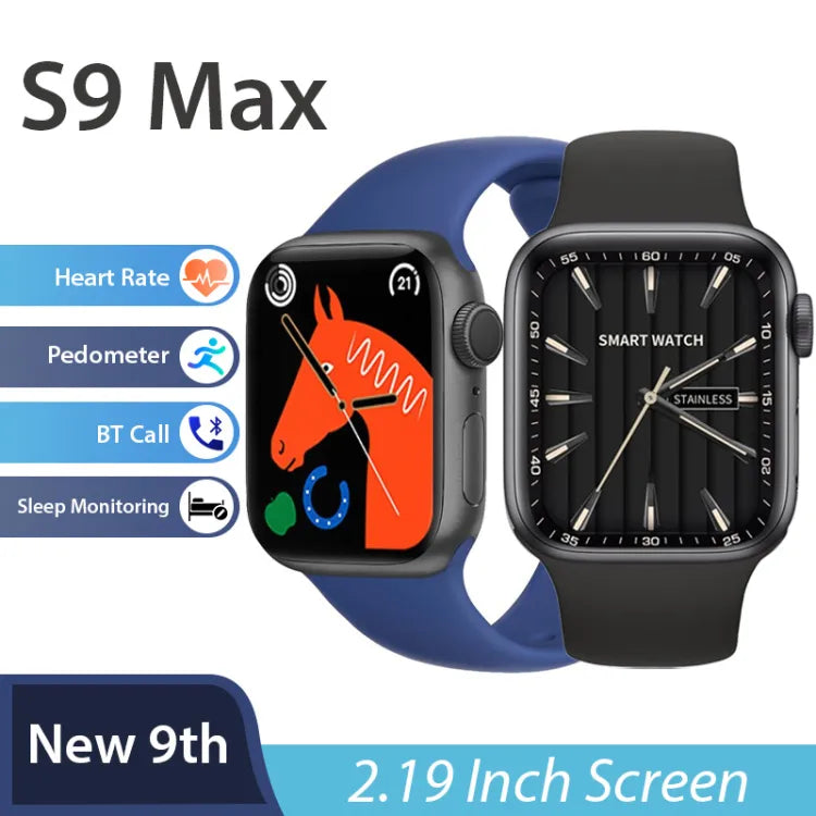 定番人気限定SALE【新品】S9 Pro 2.19inch ブラック 時計
